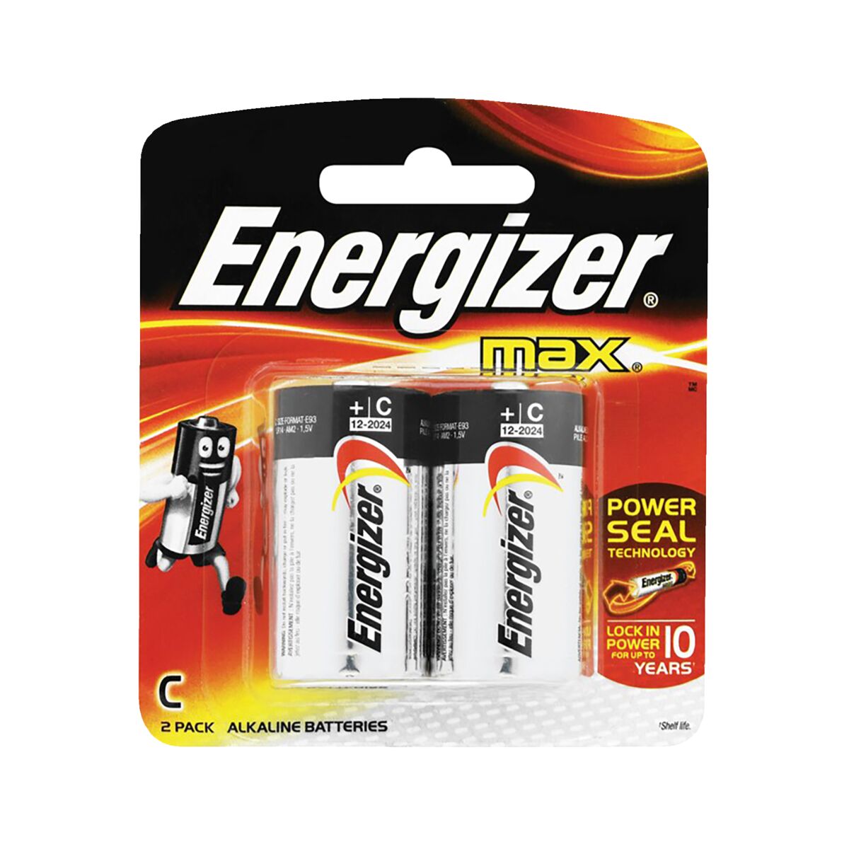 BATTERY SIZE C 2/PACK E93 BP2 ENERGIZER Batteries Batteries